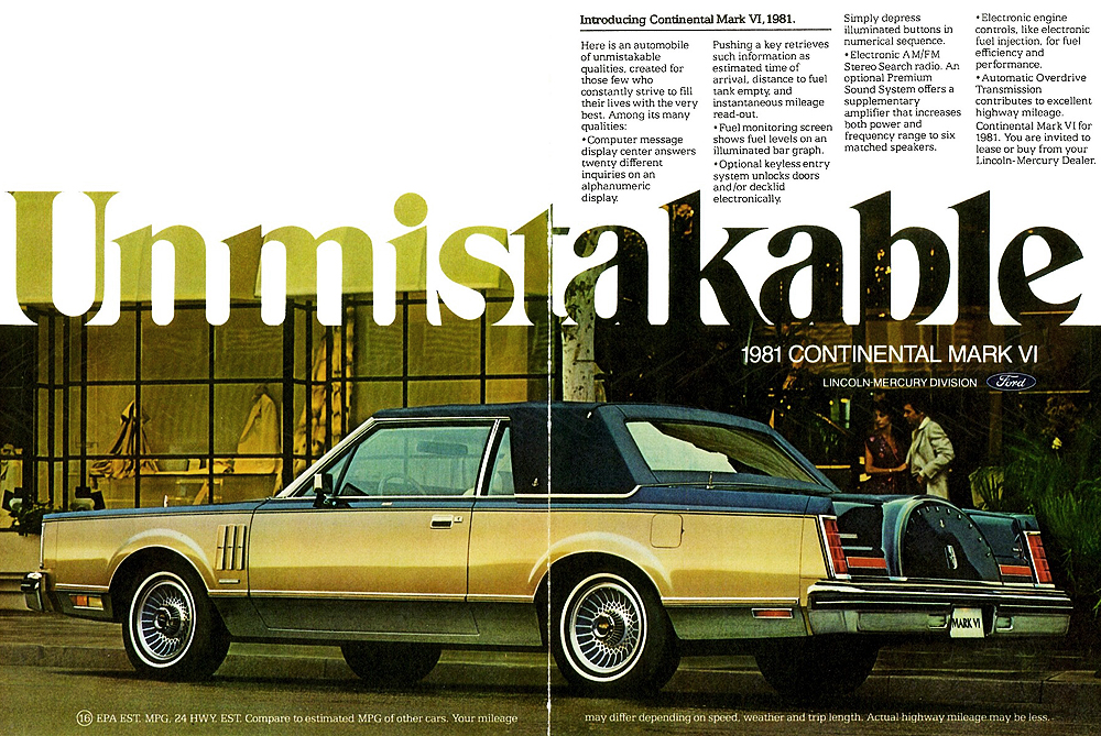 1981 Lincoln Mark VI